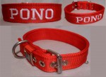 1.5" Flat Collar with Embroidery